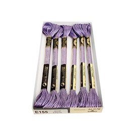Bulk Buy DMC Light Effects Embroidery Thread 8.7 Yards Amethyst 317W-e155 (Pack of 6)