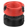 Solar Extension Cable 8AWG 50FT 2-Pack (Red + Black), PV