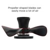 ocioc Quiet Ceiling Fan with LED Light 22 inch Large