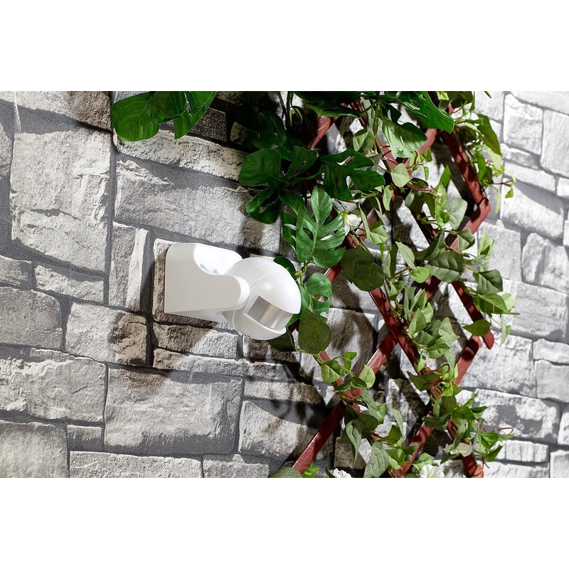 revolt Outdoor Motion Detector: Vertical Pivoting 180° PIR Motion Detector,