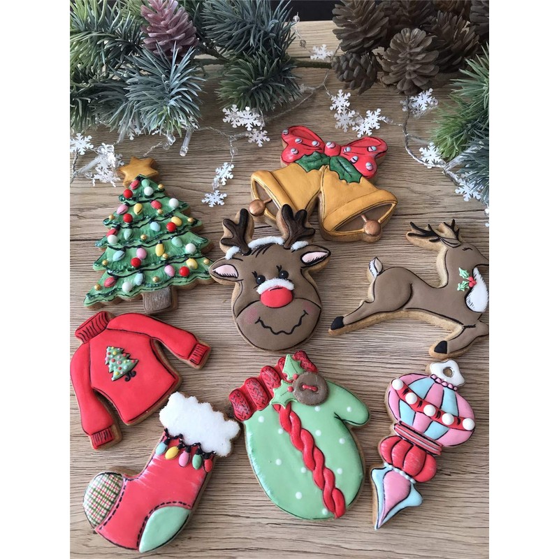 LILIAO Christmas Winter Stocking Cookie Cutter - 2.7 x 3.7