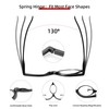JM 2 Pairs Makeup Reading Glasses Magnifying Flip Down Cosmetic