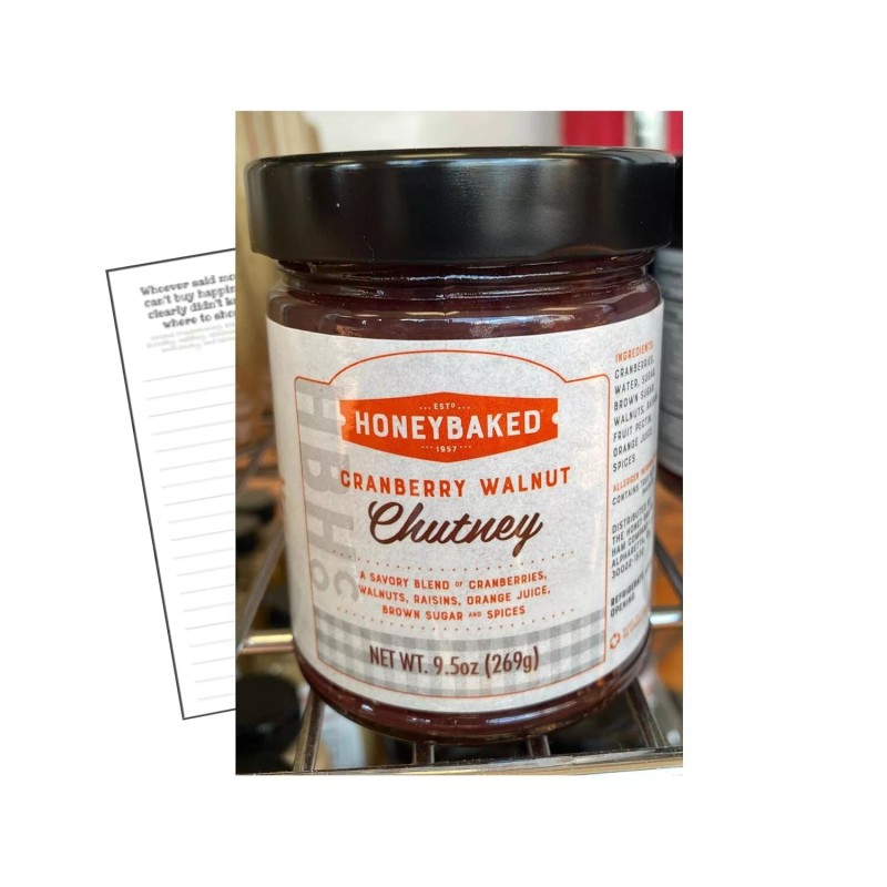 Honey Baked Ham Cranberry Walnut Chutney Sauce with H&I Shopping
