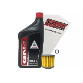 Cyclemax Standard 10W-40 Oil Change Kit fits 2021-2025 Honda Grom 125