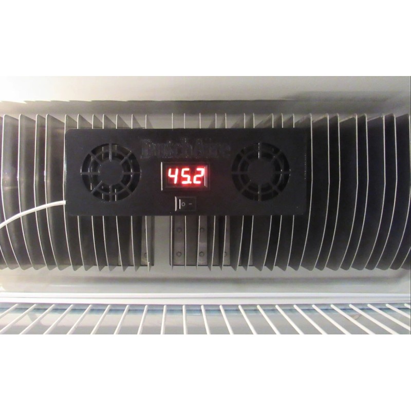 DutchAire RV Refrigerator Fin Fan with Temperature Readout