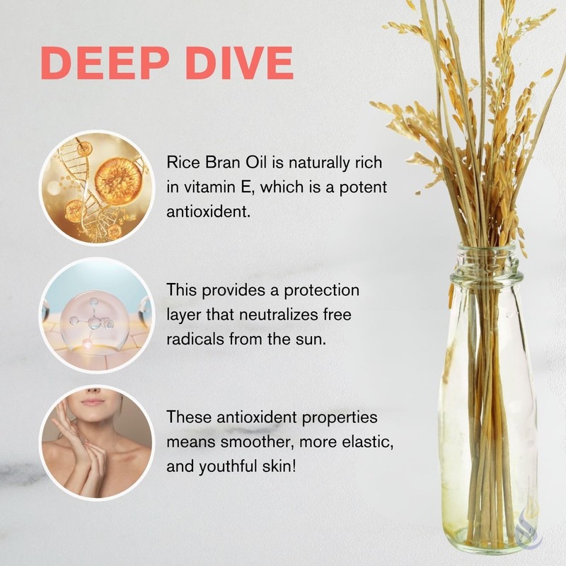 ClearLee Rice Bran Oil - Cosmetic Grade Natural & Pure