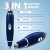 Men's Multi-Grooming Trimmer - 3 Replaceable Heads for Nose, Ear,