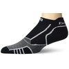 Thorlo Unisex Running Socks, Black/White (1 Pair), s