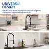 LUFEIDRA 10'' Sink Faucet Hole Cover, Deck Plate Escutcheon for