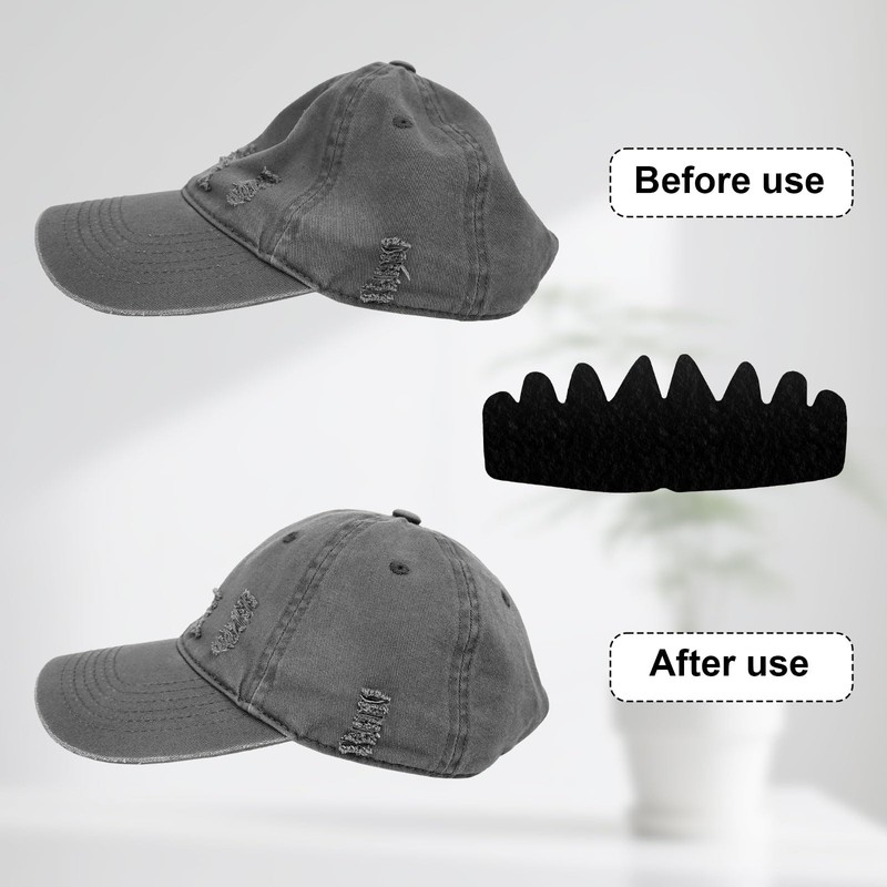 20pcs Hat Sweat Liners, Hat Sweat Protector Reshaper Stretcher for