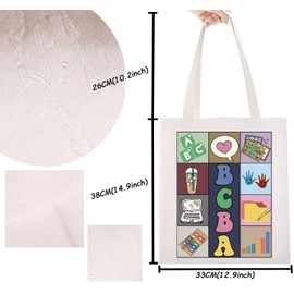 TSOTMO Behavior Therapist Gift Board Certified Behavior Analyst Tote Bag For BCBA RBT Gift ABA Gift (BCBA Tote)