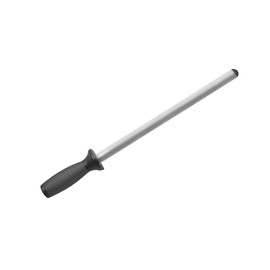 Ergo Chef Pro Series Diamond Knife Sharpening Steel Rod 12-Inch, Professional Kitchen Knife Blade Sharpener, Knife and Scissor Honer, Ergonomic Handle