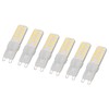 6PCS G9 LED Light Bulb Dimmable 5W 450LM 28 Beads