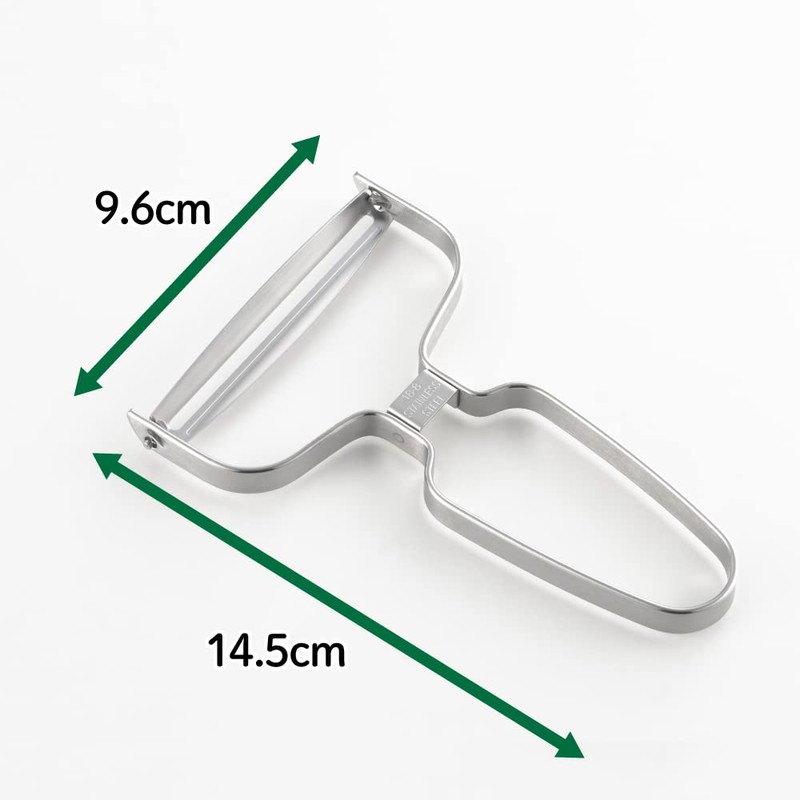 Yoshikawa SJ3358 Peeler, Wide, Stainless Steel, New Kitchen Basic