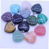 COHEALI 3sets Stone Heart Pendants Necklace for Women DIY Bead