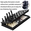 Elfclove3-in-1 Magnetic Chess Checkers and Backgammon Board Game for Children
