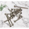 M6 x 70mm Pozi Pan Machine Screw Bolt - Made
