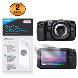BoxWave Screen Protector Compatible with Blackmagic Pocket Cinema Camera 4K - ClearTouch Crystal (2-Pack), HD Film Skin - Shields from Scratches