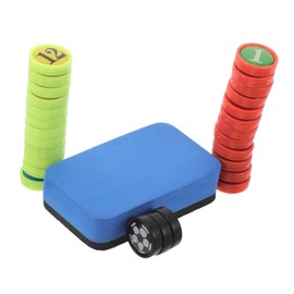 Gatuida Magnetic Soccer Board Replacement Pieces with Stable Magnets and Sponge Eraser Football Training Accessories for Coaching Strategy and Quick Cleanup