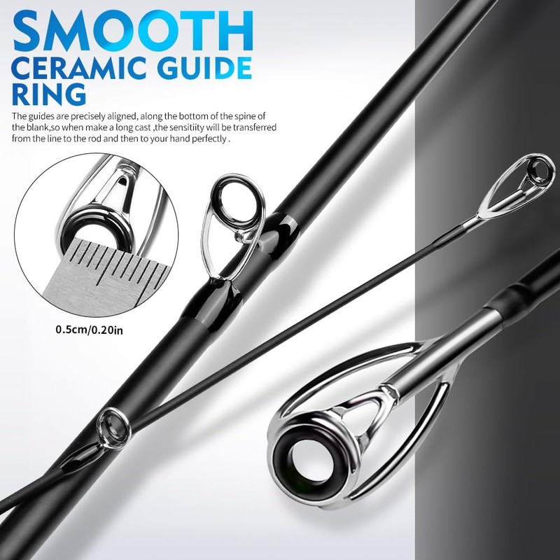 PROBEROS Surf Fishing Rod - Casting Spinning Fishing Rods with