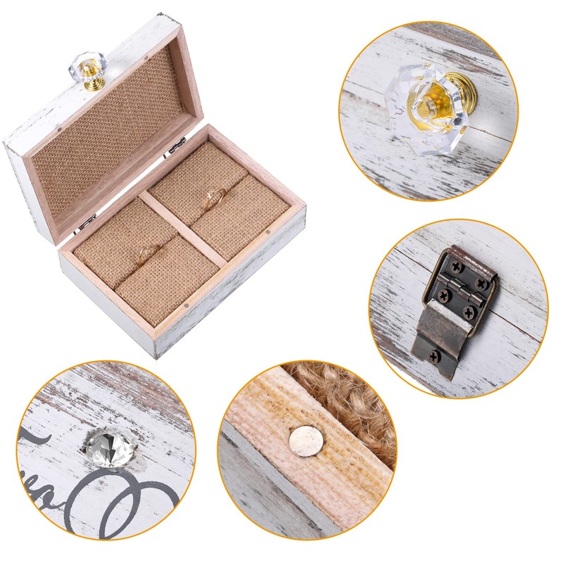Wedding Ring Bearer Box and Then Two Become One Mr.
