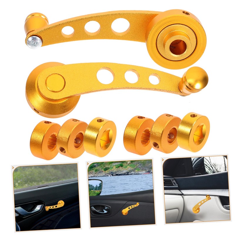 ULTECHNOVO Aluminum Alloy Car Window Handle Replacement Easy Installation Auto
