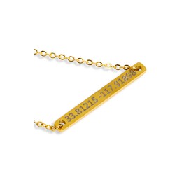 Dainty Customized Coordinates Necklace Location Couples' necklace great hand made necklace Memorable Seasonal gift mother's day sorority sistershood necklace Graduation wedding Elegant GPS Coordinates