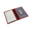 Credit Card Holder LEAS, Genuine Leather, red - ''LEAS Card-Collection''