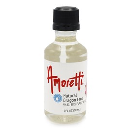 Amoretti - Natural Dragon Fruit Extract Water Soluble 2 oz - Highly Concentrated & Perfect For Pastry, Savory, Brewing, and more, Preservative Free, Vegan, Kosher Pareve, Keto Friendly