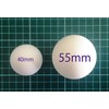 Touhou Kosan 55-60347 Ping Pong Balls, 2 Pieces, White