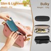 Swooflia Eyeglass Glasses Sunglass Case Bag, Soft Leather Reading Glass