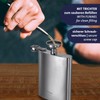 Westmark Delano Hip Flask - Small Flask with Funnel -