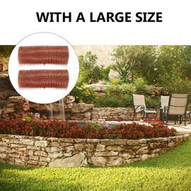 1 Roll 127m Copper Weep Hole Cover - Rodent Wire Mesh Roll for Mice and Rat Control, Hole Blocker and Filler, Ideal for Prevention