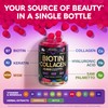 Biotin Gummies with Collagen - Hair Growth Support Skin, &