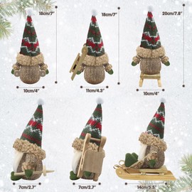 Gehydy Christmas Gnome Figures Set of 3 Christmas Decoration Gnome Christmas Decoration Gnome Accessories Decoration Christmas for Home Kitchen