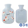 Portable detachable thermal water bag 350ml Sky x 3 cold pack