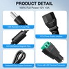 Towisituati 12V 10A Power Supply AC/DC Adapter, AC 100V-240V to