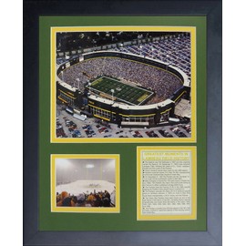 Legends Never Die Green Bay Packers Old Lambeau Field Framed Photo Collage, 11x14-Inch (11488U)