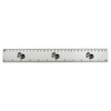 'Sleepy Fox' 30cm (12 Inch) White Plastic Ruler (RL00093316)