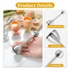 Egg Header, Egg Holder, Egg Shell Opener, Egg Shatter, Stainless