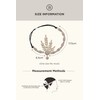 Babeyond® 1920s style leaf locket round beaded headband for women