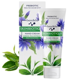 Bendida Skinbiotique Hand Cream with Green Tea Extract + Glycerine I Moisturising Cream for Rough, Stressed Skin I Gentle Care Cream for Dry Hands and Stressed Skin 50 ml