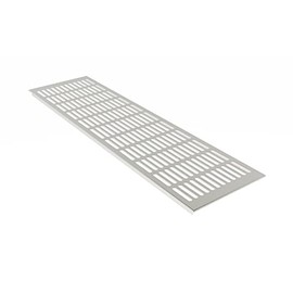 MS Fittings F1 Ventilation Grille Plate/Heater Cover 150 mm x 200 mm Assorted Colours (Silver Anodised)