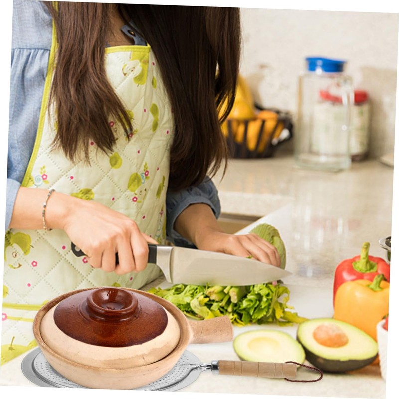 Cabilock 3Pcs Kitchen Heat Insulation Pads with Handle Heat Resistant