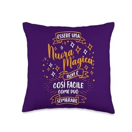 Una Nuora Magica Regalo per Nuora di Compleanno Throw Pillow