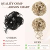 HotPro 2PC Messy Bun Scrunchies for Women's Hair Bun Extension