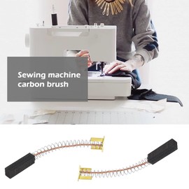 ECSiNG 2 Pairs Motor Carbon Brushes Compatible with Pfaff 230 262 330 332 360 362 800 Sewing Machine Replacement Accessories, 4 x 5 x 16 mm