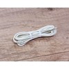 ONLYKXY 200 Pieces White Mini Silicone Cable Ties 0.3 inch