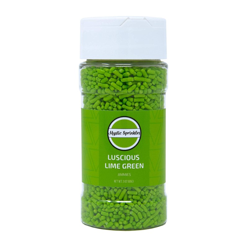 Mystic Sprinkles Solid Color Jimmy Sprinkles (Luscious Lime Green)
