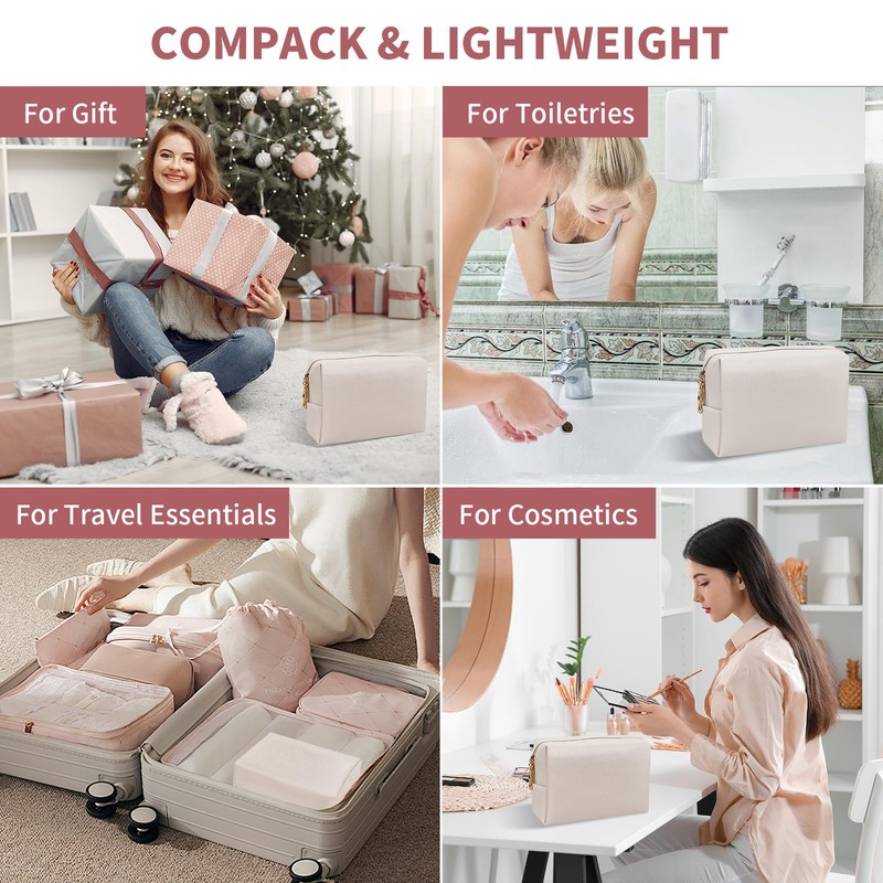 SMONT Cosmetic Bag, Beige